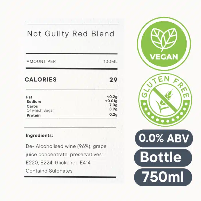 NOT GUILTY Red Blend – Bild 3