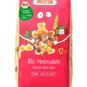 Fruchtbar Pausenfreund Bio Herznudeln Karotte, rote Bete
