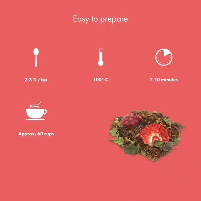 ALVEUS TEE Je t`aime Erdbeer BIO – Bild 3